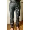Leather trousers Trussardi