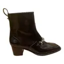 TS Croc leather ankle boots Christian Louboutin