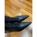 Unhidden leather ankle boots Celine