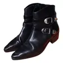 Leather ankle boots Uterque