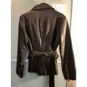 Buy Uterque Leather biker jacket online