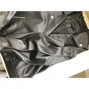 Leather biker jacket Uterque