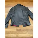 Buy Uterque Leather biker jacket online