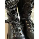 Leather biker boots Valentino Garavani