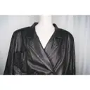 Leather coat Valentino Garavani - Vintage