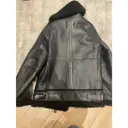Buy Acne Studios Velocite leather biker jacket online