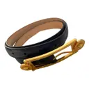 Leather belt Versace