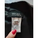 Leather mid-length dress Versace