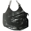 Leather handbag Versace