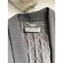 Leather blazer Versace