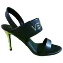 Leather sandal Versace Jeans Couture