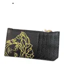 Leather purse Versace