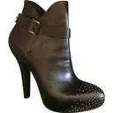 Leather buckled boots Vic Matié