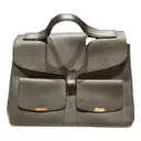 Leather satchel Victoria Beckham