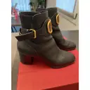VLogo leather ankle boots Valentino Garavani