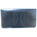 Black Leather Wallet Lancel