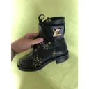 Louis Vuitton Wonderland leather ankle boots for sale