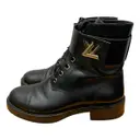 Wonderland leather biker boots Louis Vuitton