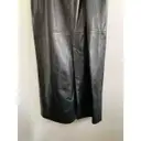 Leather maxi dress Yang Li
