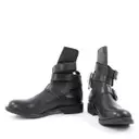 Yohji Yamamoto Leather ankle boots for sale