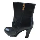 Leather ankle boots Yves Saint Laurent
