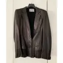 Buy Yves Saint Laurent Leather biker jacket online - Vintage