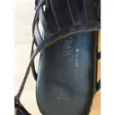 Leather sandal Yves Saint Laurent - Vintage
