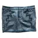 Leather mini skirt Zadig & Voltaire