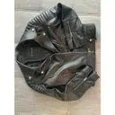 Leather biker jacket Zapa