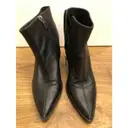 Leather western boots Zara