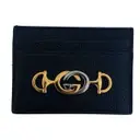Zumi leather card wallet Gucci