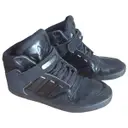 Black Patent leather Trainers Adidas
