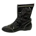 Patent leather ankle boots Bally