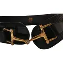 Celine Black Patent leather Belt for sale - Vintage