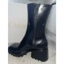 Buy Chloé Betty patent leather biker boots online