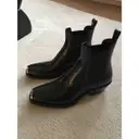 Calvin Klein 205W39NYC Patent leather boots for sale