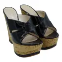 Patent leather sandals Casadei
