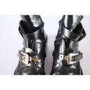 Ceinture patent leather buckled boots Balenciaga