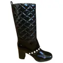 Patent leather boots Chanel