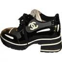 Black Patent leather Trainers Chanel