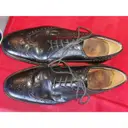 Patent leather lace ups Church's