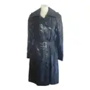 Patent leather trench coat D&G
