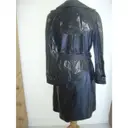 Patent leather trench coat D&G