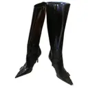 Patent leather boots Dior