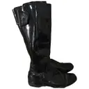 Patent leather boots Dkny