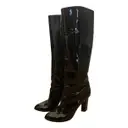 Patent leather riding boots Dolce & Gabbana