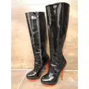 Gianmarco Lorenzi Patent leather boots for sale
