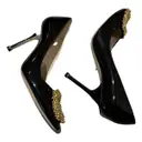 Buy Manolo Blahnik Hangisi patent leather heels online