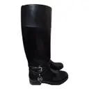 Patent leather western boots Michael Kors