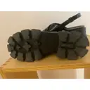 Monolith patent leather sandals Prada